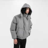 Puffer Jacket - Grey - Destructive