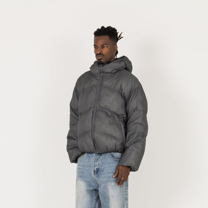 Puffer Jacket - Slate - Destructive
