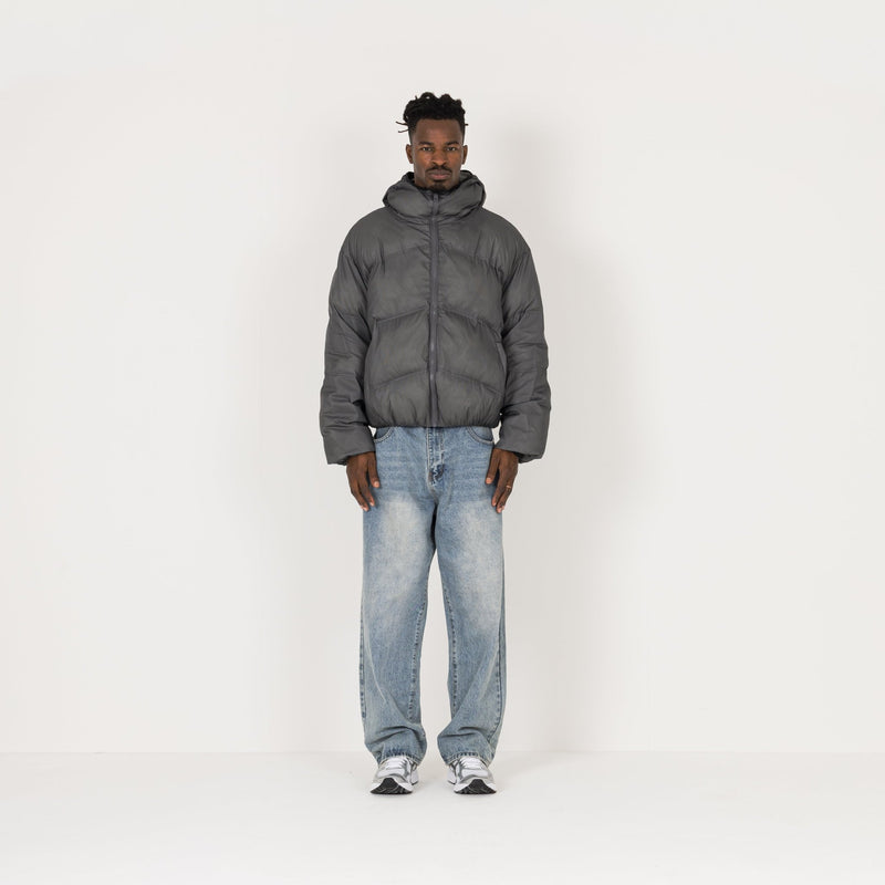 Puffer Jacket - Slate - Destructive
