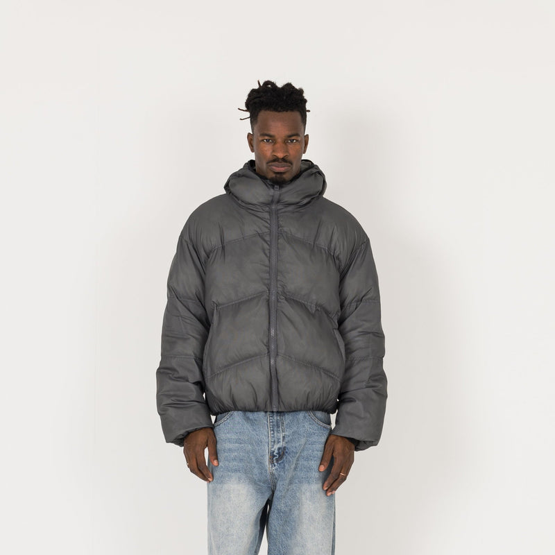 Puffer Jacket - Slate - Destructive
