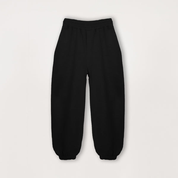 Relaxed Cuffed Sweatpant - Black - Destructive
