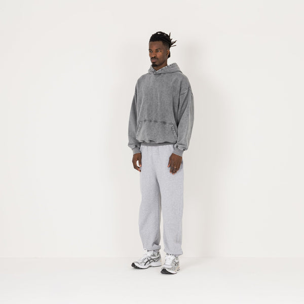 Relaxed Cuffed Sweatpant - Light Marl Grey - Destructive
