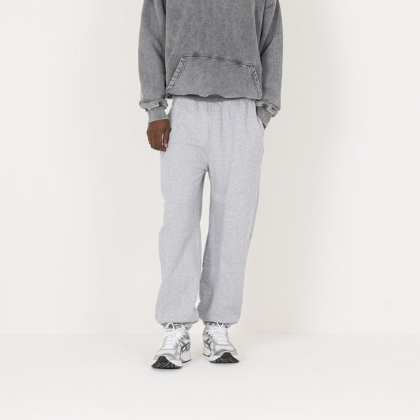 Relaxed Cuffed Sweatpant - Light Marl Grey - Destructive