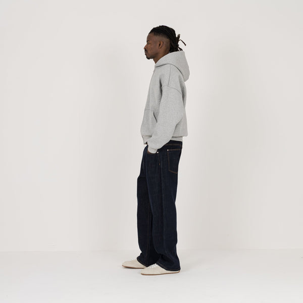 Relaxed Denim - Raw - Destructive