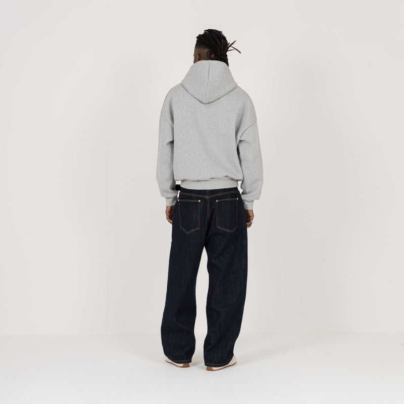 Relaxed Denim - Raw - Destructive