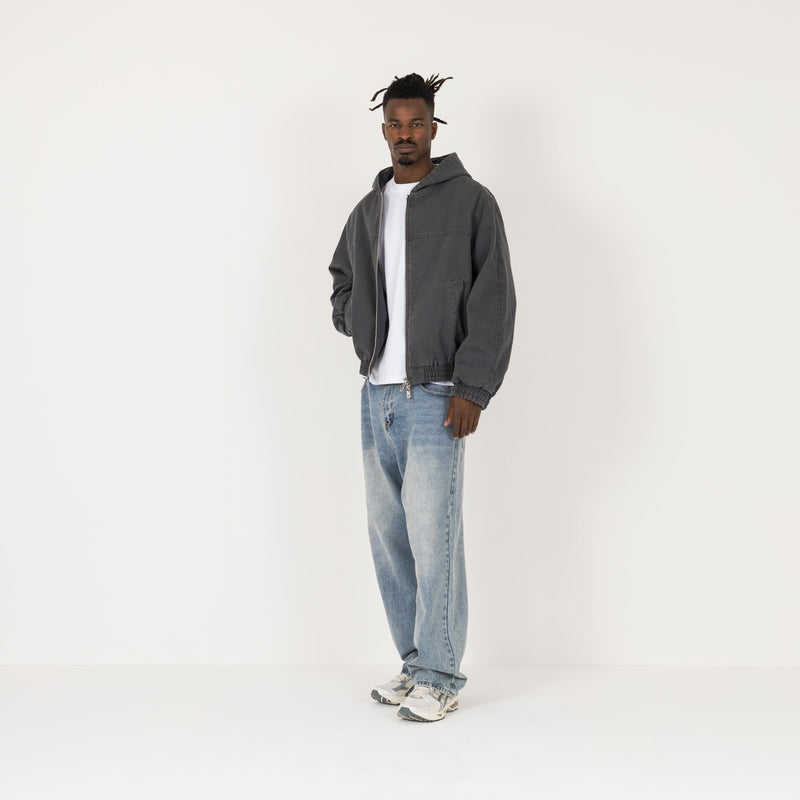 Relaxed Denim - Vintage Indigo - Destructive