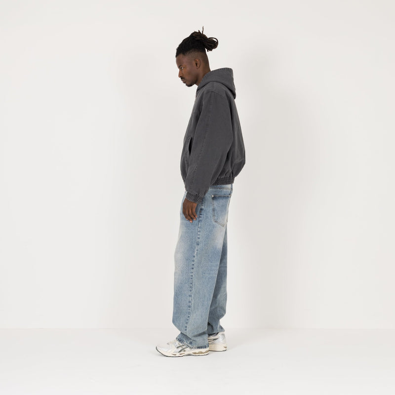 Relaxed Denim - Vintage Indigo - Destructive