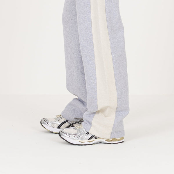 Reverse Panel Sweatpant - Light Marl Grey - Destructive