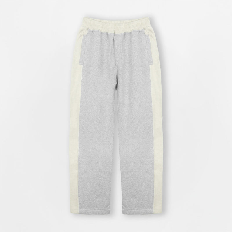 Reverse Panel Sweatpant - Light Marl Grey - Destructive