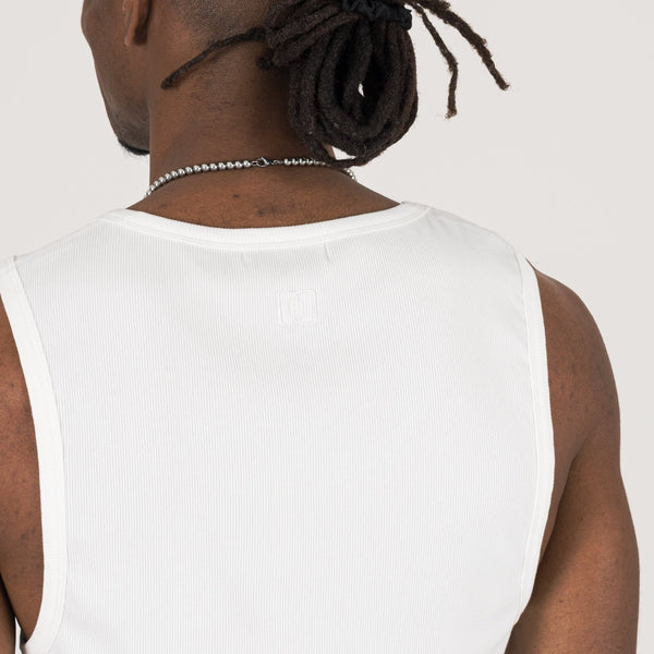 Rib Tank - White - Destructive