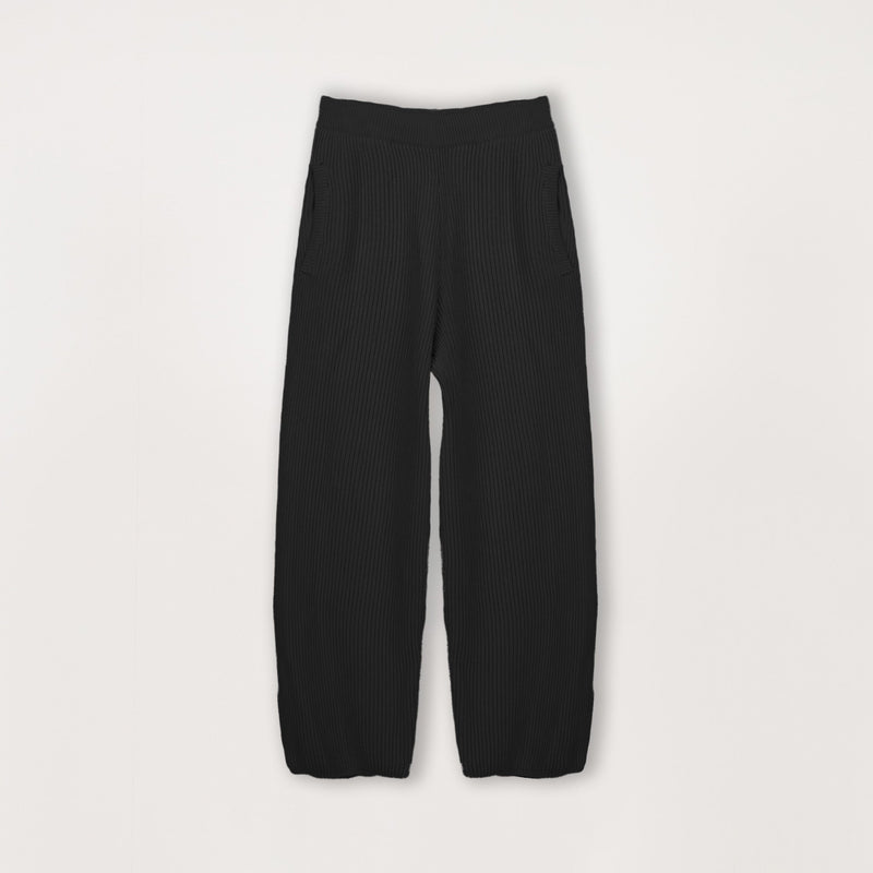 Ribbed Sweatpant - Black - Destructive
