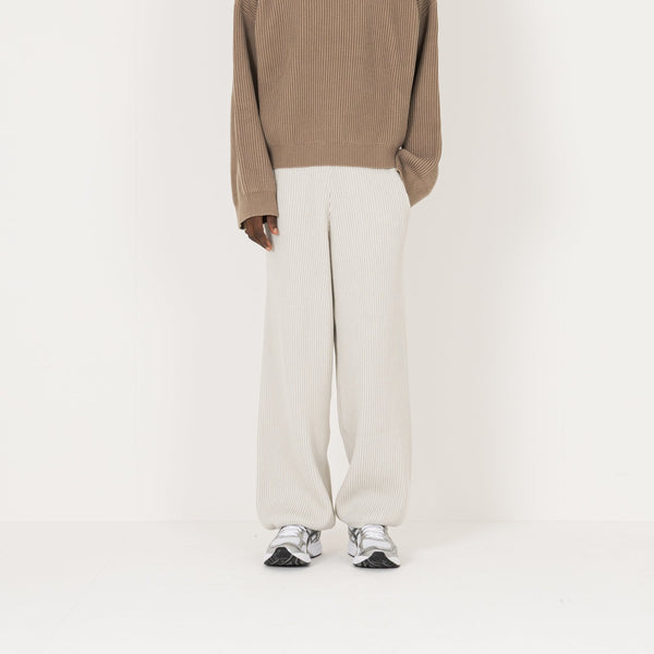 Ribbed Sweatpant - Oat - Destructive