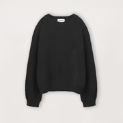 Ribbed Sweatshirt - Black
