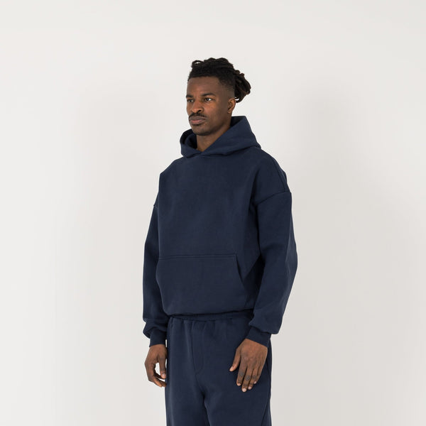 Sculpt Hoodie - Midnight Blue - Destructive