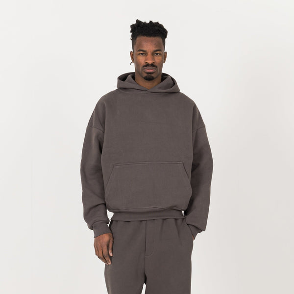 Sculpt Hoodie - Moor Brown - Destructive