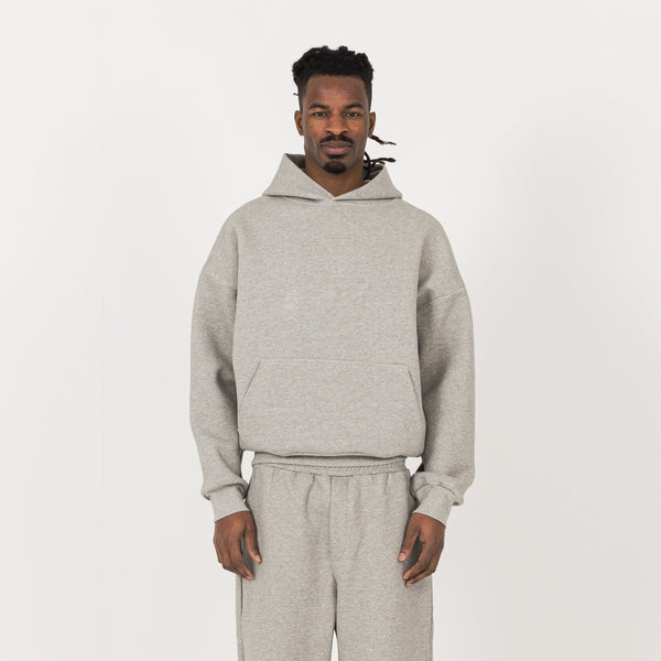 Sculpt Hoodie - Stone Marl - Destructive