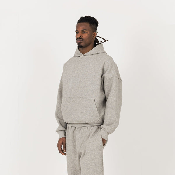 Sculpt Hoodie - Stone Marl - Destructive