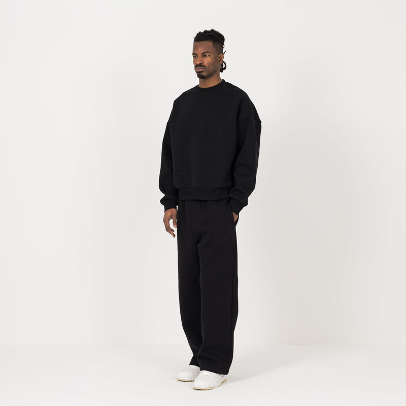 Sculpt Sweatshirt - Carbon Black - Destructive