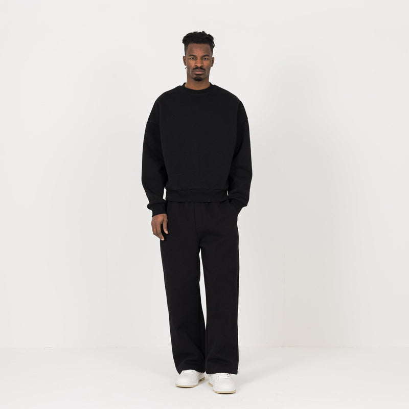 Sculpt Sweatshirt - Carbon Black - Destructive