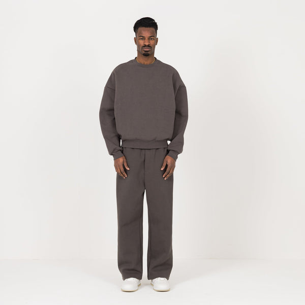 Sculpt Sweatshirt - Moor Brown - Destructive