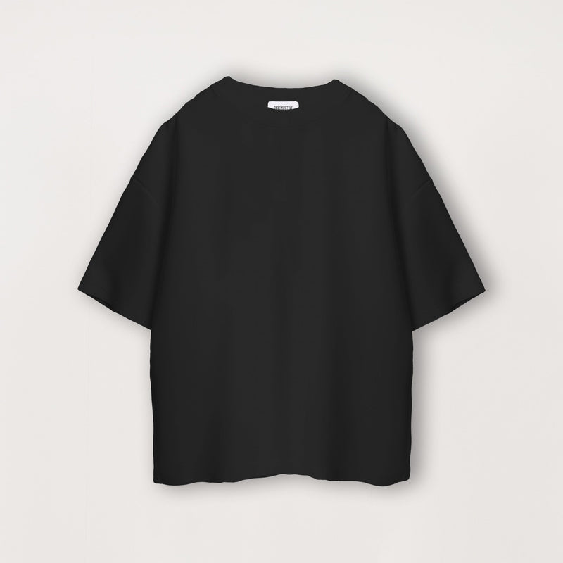 Sculpt T-Shirt - Carbon Black - Destructive