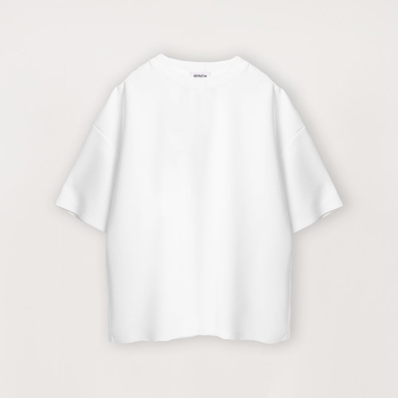 Sculpt T-Shirt - White - Destructive