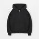 Sculpt Zip Hoodie - Carbon Black - Destructive