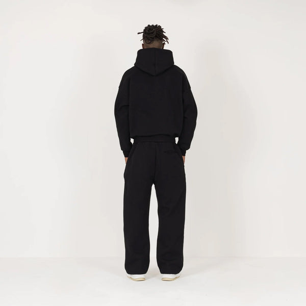 Sculpt Zip Hoodie - Carbon Black - Destructive