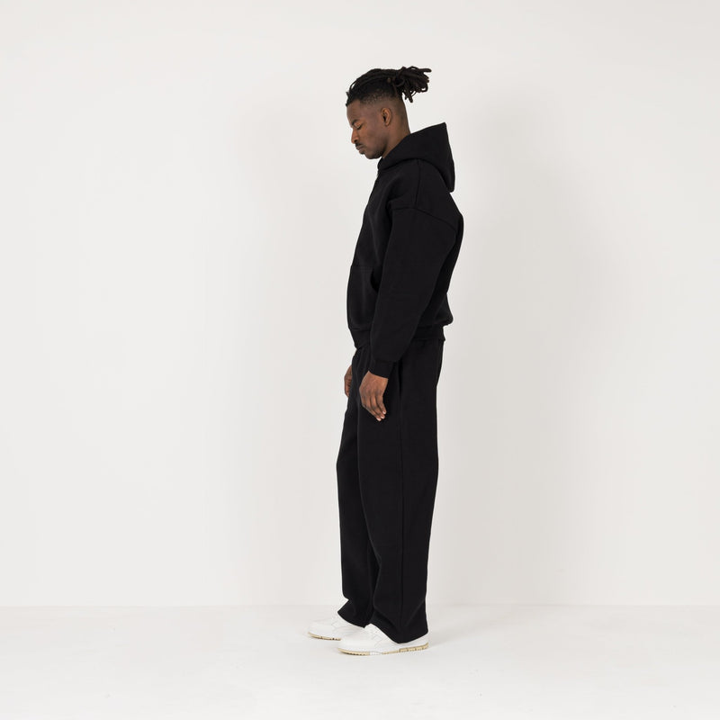 Sculpt Zip Hoodie - Carbon Black - Destructive