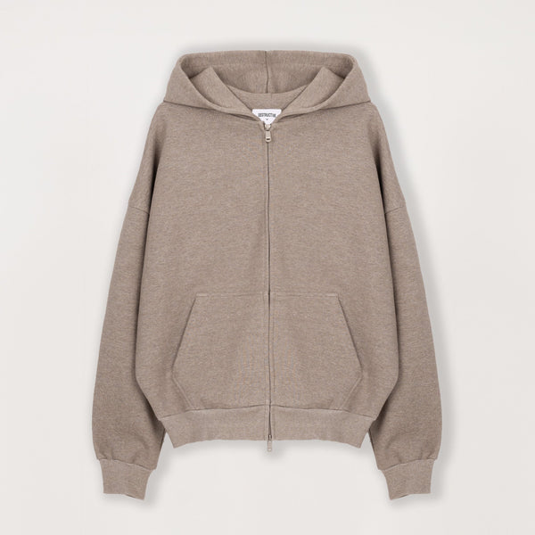 Sculpt Zip Hoodie - Clay Marl - Destructive