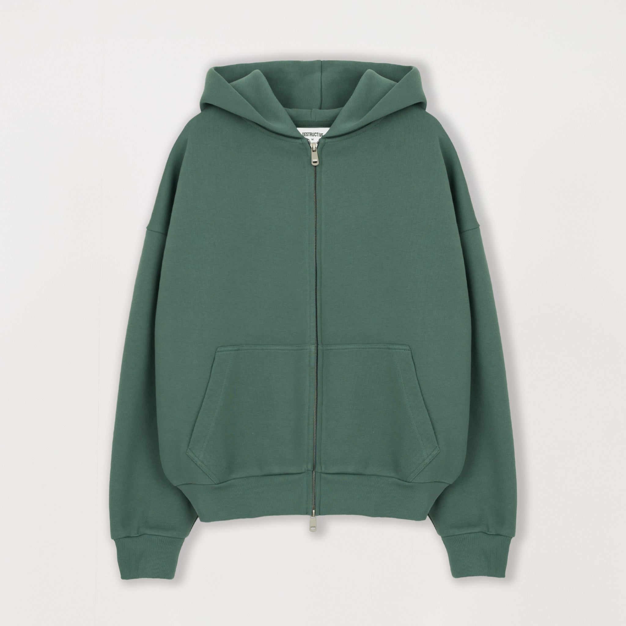 Sculpt Zip Hoodie - Field Green – Destructive