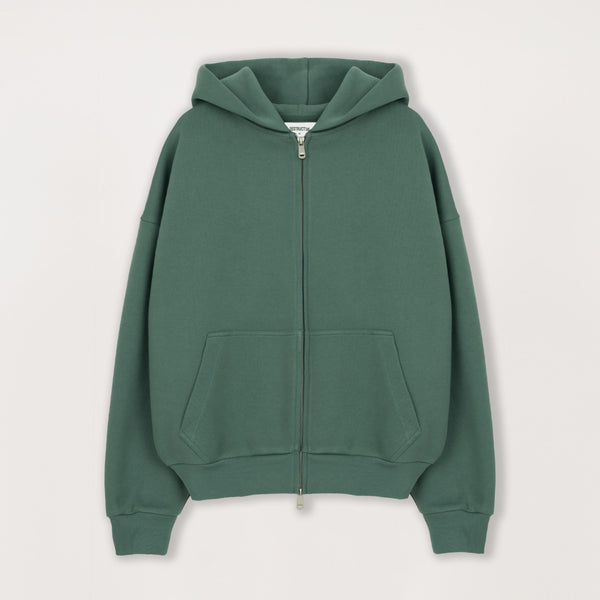 Sculpt Zip Hoodie - Field Green - Destructive