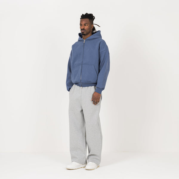 Sculpt Zip Hoodie - Haze Blue - Destructive