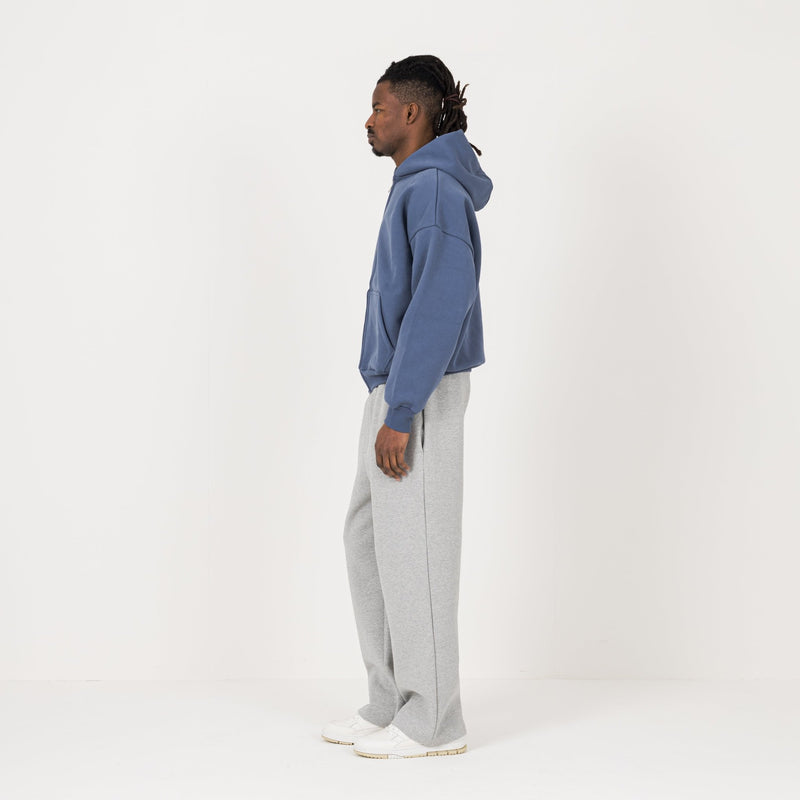 Sculpt Zip Hoodie - Haze Blue - Destructive