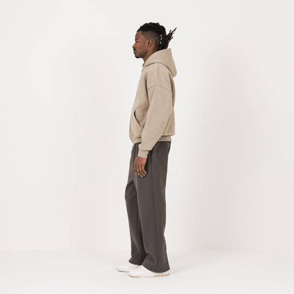 Sculpt Zip Hoodie - Loam Brown - Destructive