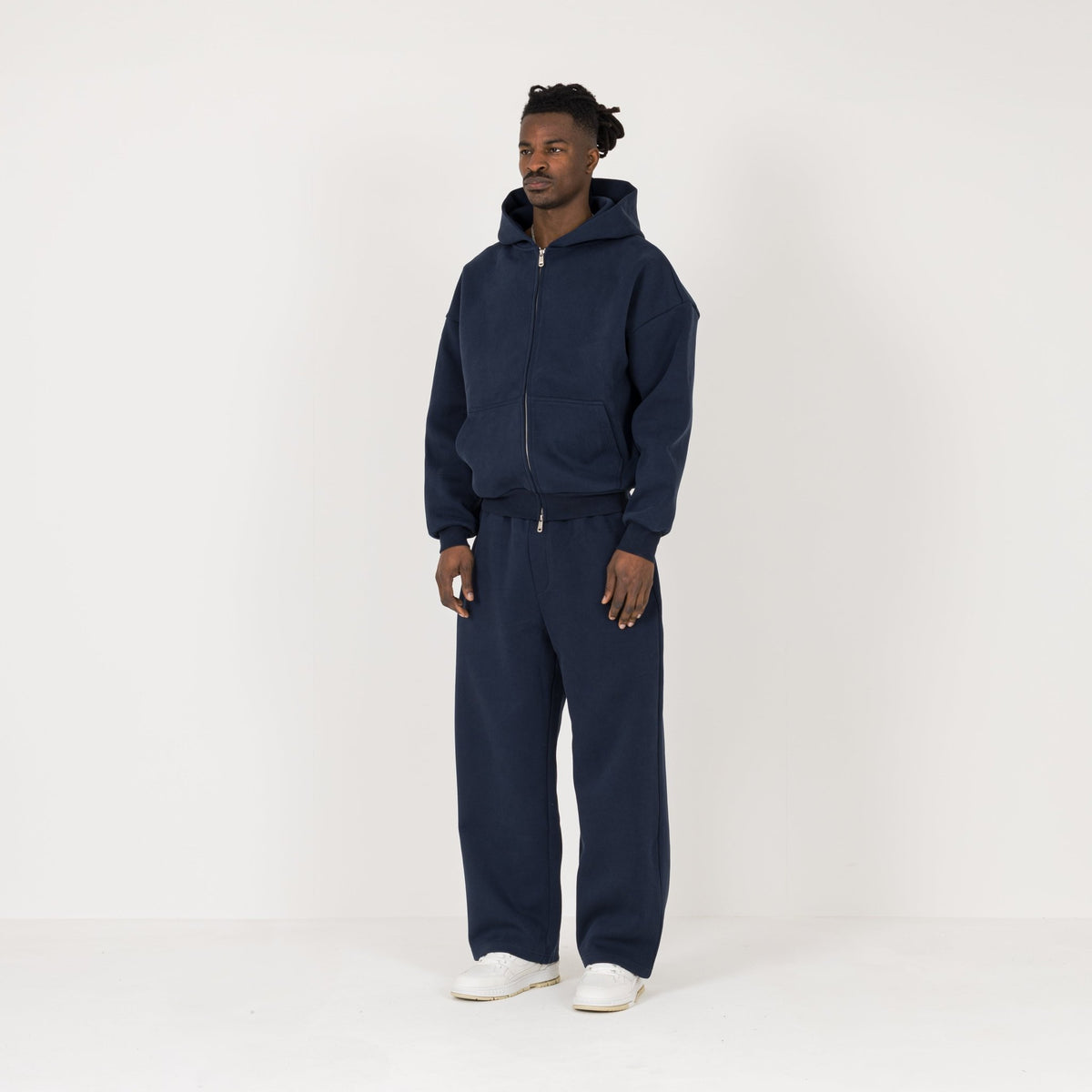 Sculpt Zip Hoodie - Midnight Blue – Destructive