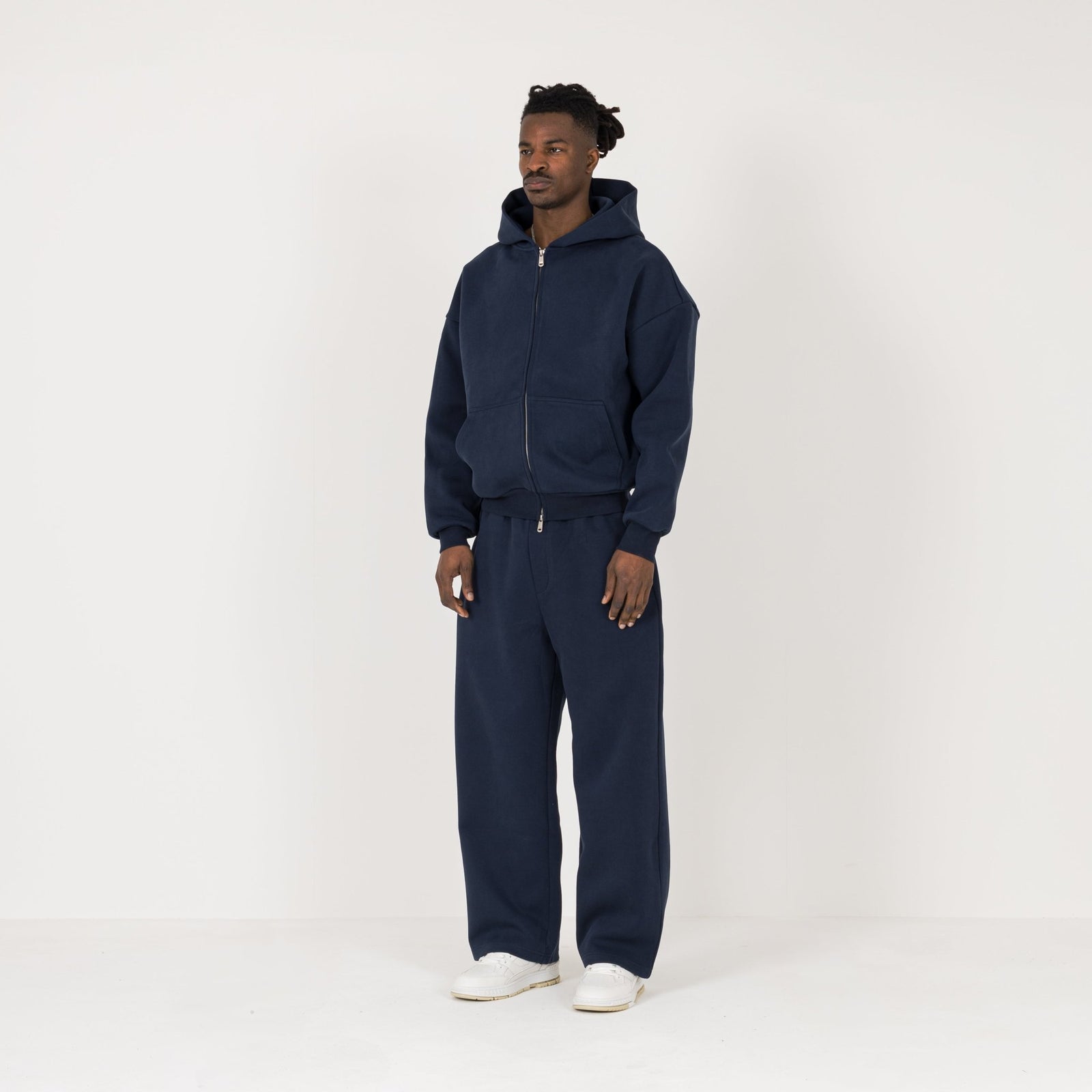 トップス SCULPTOR Velour Track Zip-Up Hoodie NAVY sculpt-zip-hoodie-midnight-