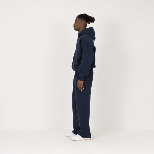 Sculpt Zip Hoodie - Midnight Blue - Destructive