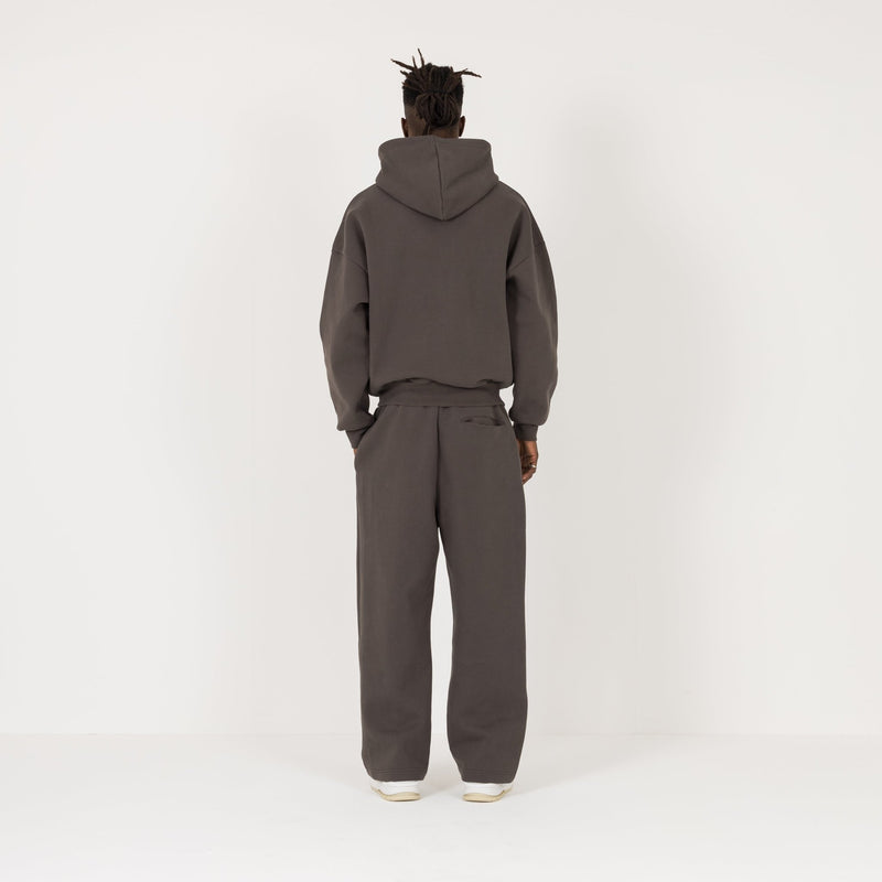 Sculpt Zip Hoodie - Moor Brown - Destructive