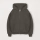 Sculpt Zip Hoodie - Moor Brown - Destructive