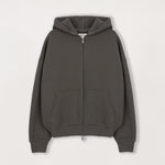 Sculpt Zip Hoodie - Moor Brown