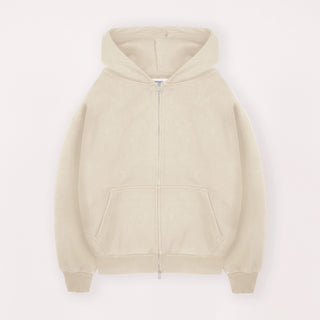 Sculpt Zip Hoodie - Sandstone - Destructive