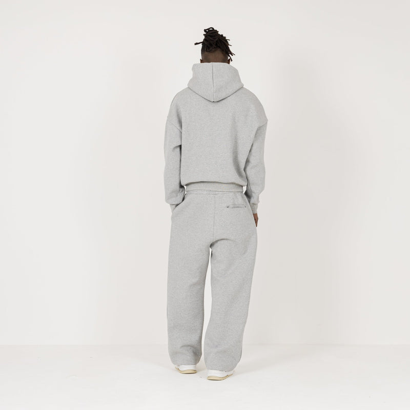 Sculpt Zip Hoodie - Slate Marl - Destructive
