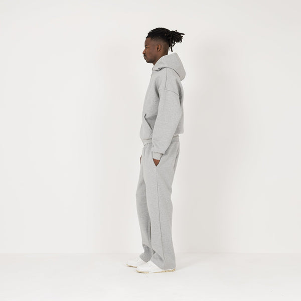 Sculpt Zip Hoodie - Slate Marl - Destructive