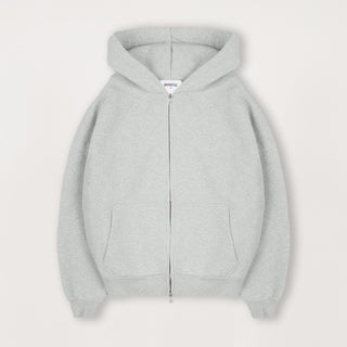 Sculpt Zip Hoodie - Slate Marl - Destructive