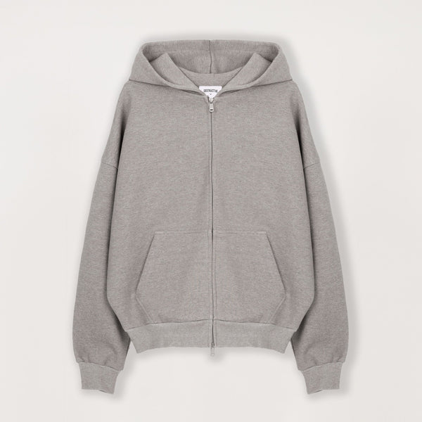 Sculpt Zip Hoodie - Stone Marl - Destructive