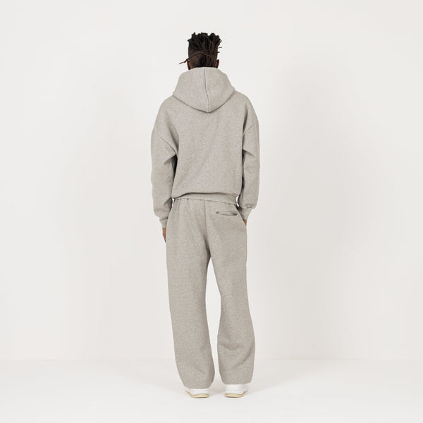 Sculpt Zip Hoodie - Stone Marl - Destructive