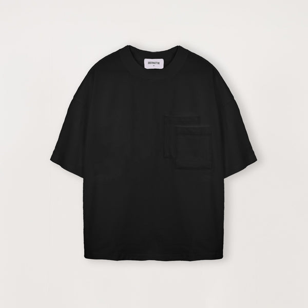 Segment T-Shirt - Black - Destructive