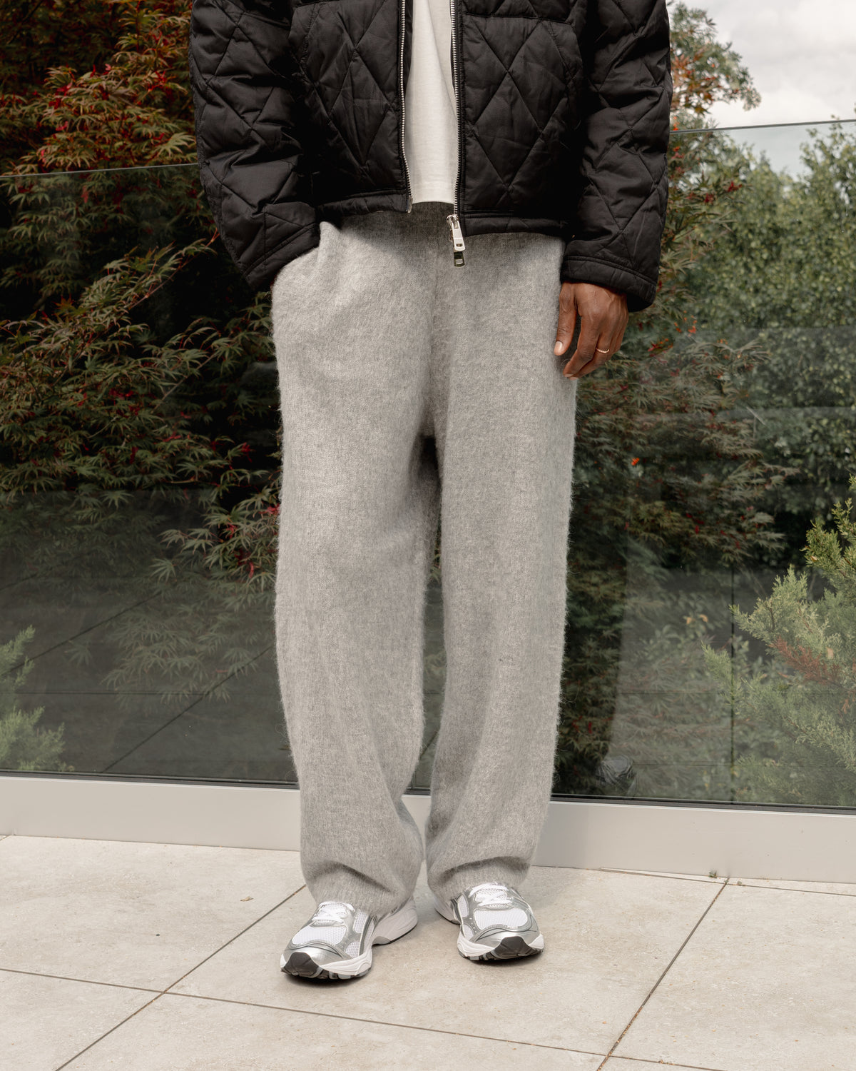 Mohair Sweatpant - Glacial Grey campaign image 1