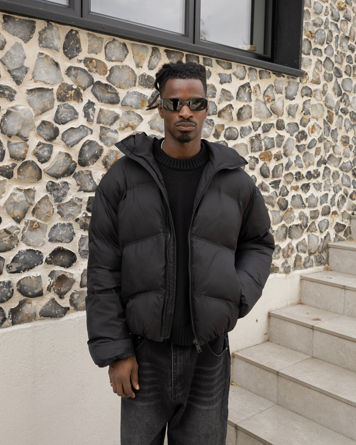 Puffer Jacket - Black campaign image 1